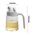 thumbnail image 3 of JingChun 1Pc Oil Dispenser,Cooking Olive Oil Glass Bottle, Flip Leakproof Condiment Container, for Kitchen Cooking, 3 of 6