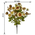 thumbnail image 3 of Mainstays 17.75in Indoor Artificial Mini Ranunculus Bush, Cream and Yellowish Colors., 3 of 5