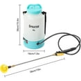 thumbnail image 7 of Electric Sprayer 5L/3.2Galon Garden Sprayer with Pure Copper Motor and 4 Different Nozzles Battery Powered Sprayer Suitable for Plant Watering, Car Cleaning, Home Cleaning, Pet Cooling, 7 of 7