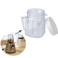 thumbnail image 6 of For Blender Replacement Parts, 4937 Mini Osterizer Blender Jar Accessory, Cup Mini Plastic Jars with Lids (4 Pack), 6 of 8