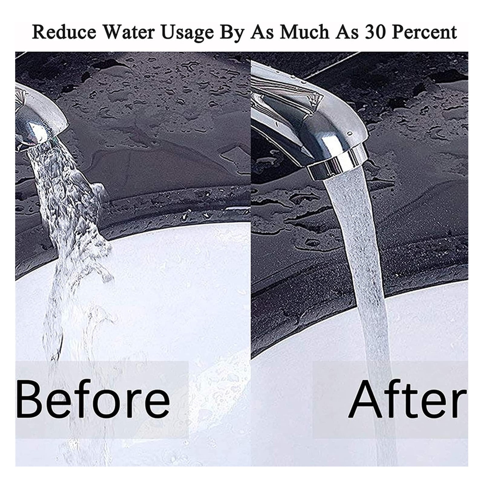 Faucet Aerator With Gasket,Bubbler Filter Hippo Mouth Foam Generator Splash Water Bathroom Faucet Accessories,Saving Of 30% Water ,Water Saving