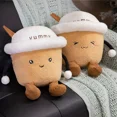 thumbnail image 3 of Funny Tea Cup Plush Stuffed Toy -20'' Adorable Bubble Tea Plush Pillow - Kawaii Cartoon Plush Toy, 3 of 4