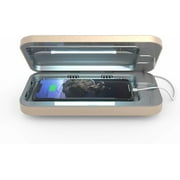 3 UV Cell Phone Sanitizer & Dual Universal Cell Phone Charger Box | Patented & Clinically Proven 360-Degree UV-C Light Sanitizer | Disinfects and Charges All Phones (White)