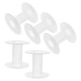 thumbnail image 3 of Miangastore 5 Pcs Empty Plastic Spools Ribbon Spools Thread String Bobbin Wire Weaving Bobbin Craft Spools For Embroidery And Sewing Machine Transparent, 3 of 8