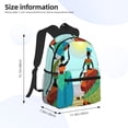 thumbnail image 3 of Fotbe African Women Lightweight Casual Laptop Backpack for Men and Women, Daily use Waterproof backpack, Backpack for College, 3 of 7