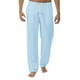 thumbnail image 2 of brillar Pantalones holgados con apariencia de lino para hombre Pantalones de playa casuales con cintura elástica_b, 2 of 3