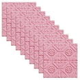 thumbnail image 6 of Home Decor 10Pcs 3D Tile Brick Wall Stickers Self-Adhesive Foam Panel Home Decor for Living Room Bedroom Ceiling Tv Wall Art Pink, 6 of 9