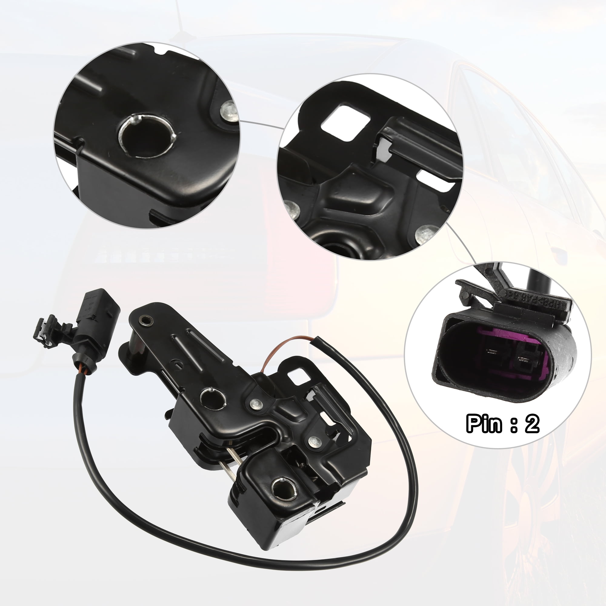 Unique Bargains Front Lower Hood Lock Lid Latch Replacement Fit for Audi A4 Quattro