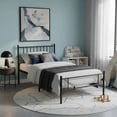 thumbnail image 2 of Cama Individual de Metal, Color Negro (Sin Colchón, 197*99cm), 2 of 7