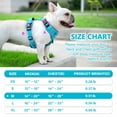 thumbnail image 2 of PoyPet Reflective Dog Harness No Pull Dog Vest Harness With Handle,No Choke Adjustable Soft Padded Pet Vest for Small to Large Dogs,Royal Blue,Mint Blue M, 2 of 8