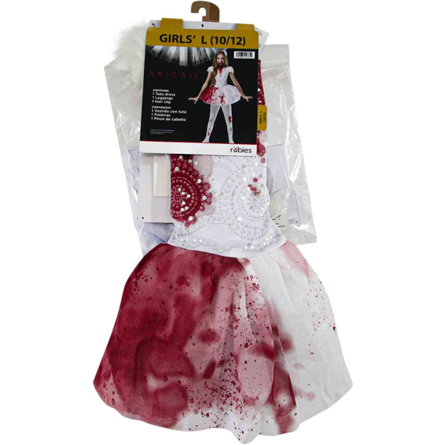 Abigail Halloween Costume for Children, Girls' Size L (10/12), by Rubies