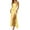 Yellow, variant on Krdevn Women's Formal V Neck Dress Hollow Out Backless Bodycon Maxi Dress Slim Fit Waist Belted Party Evening Gown,Color: GN2 Size: S