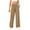 Solid Color, variant on Pisexur Womens Dress Pants Fashion Solid Color Button Loose Comfort Wide Leg Pants High Waist Straight Leg Pants Casual Baggy Office Formal Work Pants with Pockets