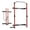 Black and Red, variant on ChaoLink 7ft Olympic Barbell, 45 lbs for Weightlifting and Powerlifting with Anti-Slip Knurling