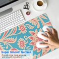 thumbnail image 4 of Long Mouse Pads for Desk,Blue and Pink Pioneer Flower Desk Mats on Top Of Desks, Desk Mouse Pad Extra Large with 3mm Non-Slip Base and Stitched Edge for Gaming,Office,Work,Home 35.4"x15.7", 4 of 6