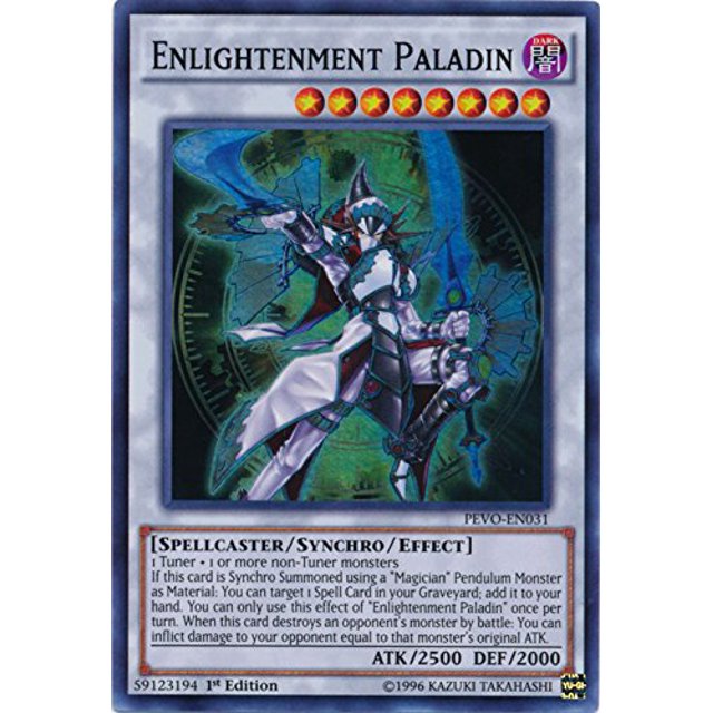 Enlightenment Paladin - PEVO-EN031 - Super Rare - 1st Edition - Pendulum Evolution (1st Edition) yu-gi-oh 0617957135039