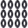 thumbnail image 1 of 12Pcs Paddle Drip Rings Black Plastic PVC Replacement Parts Universal Kayak Rubber Canoe Shaft Rafting Splash Guards Paddles Oar Drips Ring for Sport Water Boat Accessories, 1 of 6