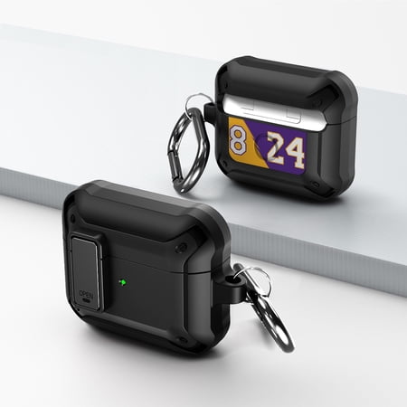 Duo Shield Secure Lock Designed For AirPods 3rd Gen With Hook  Black/Black price history on PriceWatchPro