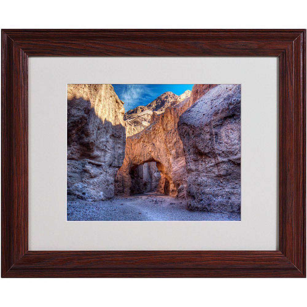 Trademark Fine Art "Natural Bridge" Matted Framed Art by Pierre Leclerc