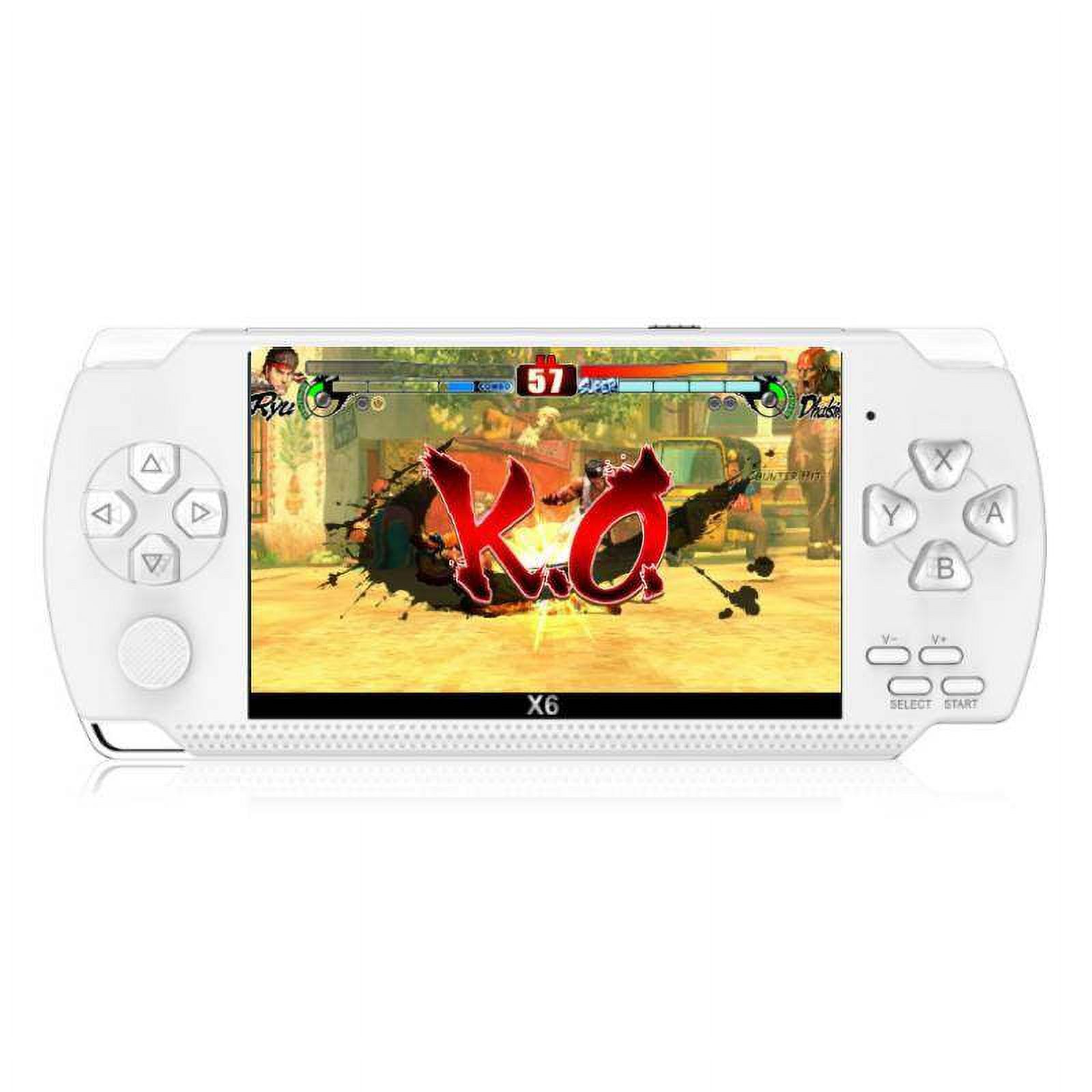 4.3 "PSP 8G ROM handheld game console player, TV output with headphones, portable handheld game console classic retro video game console with 4.1-inch HD screen - image 3 of 3