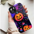 thumbnail image 5 of Halloween Funky Phone Case for Teens & Young Adults, Spooky Pumpkin Bat Cat Design, Compatible with iPhone 11/12/13/14/15/16 (Pro Max/Plus), 5 of 9