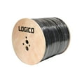 thumbnail image 3 of RG6 Coaxial Cable Dual Shield Outdoor Direct Burial Gel 1000ft 18AWG Black 3GHz, 3 of 3