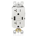 thumbnail image 1 of Combinación GFCI Leviton SmartLockPro 20A con cargador USB, 1 of 1