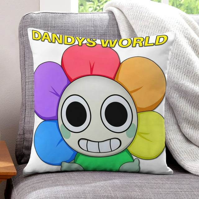 El Mundo de Dandy Fundas de almohada de terciopelo con tema, regalos de funda de almohada, decoración para el hogar, cojín de lanzar, regalo de cumpleaños para fans y parejas. 40cm x 40cm.
