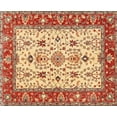 thumbnail image 1 of Ahgly Company Machine Washable Indoor Rectangle Traditional Lava Red Area Rugs, 2' x 4', 1 of 7