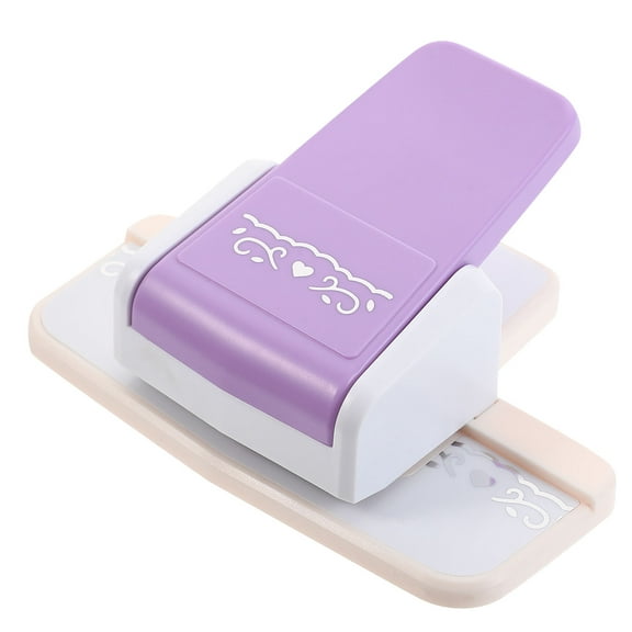 Luxshiny Assorted Color Scrapbook Paper Punch for Card Making and Craft Projects