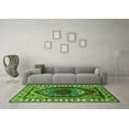 thumbnail image 3 of Ahgly Company Indoor Rectangle Oriental Green Industrial Area Rugs, 8' x 10', 3 of 4