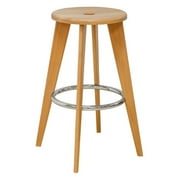 Skylark Natural Wood Bar Stool Set of 2 by Mod Made