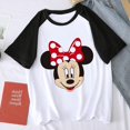 thumbnail image 1 of Y2k 90s Tshirt Minnie Children T-shirt Kawaii Disney T Shirt Mickey Mouse Anime Cartoons Casual Vintage Clothes Women Top TeeXL Gao Jinjia LED, 1 of 2