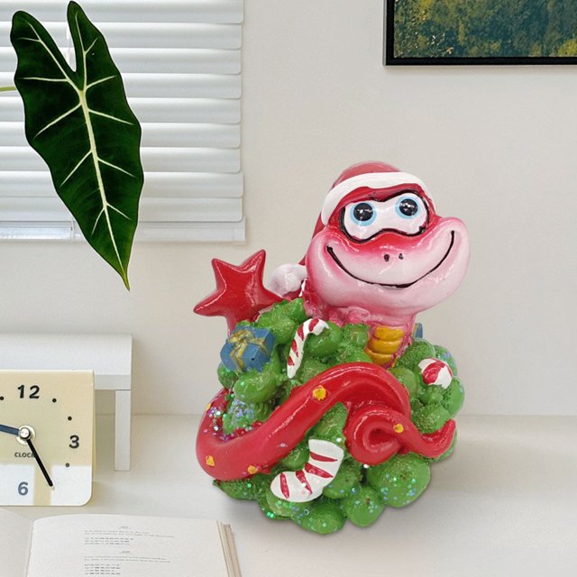 onlyliua ¡ ¡Ofertas Relámpago! Adorno Alcancía Forma de Serpiente, Regalo para Amantes de La Navidad, Regalo de Mesa para Fiestas