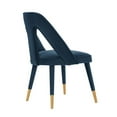 thumbnail image 6 of Manhattan Comfort Neda Solid Wood Base Dining Chair in Midnight Blue - Set of 2, 6 of 10