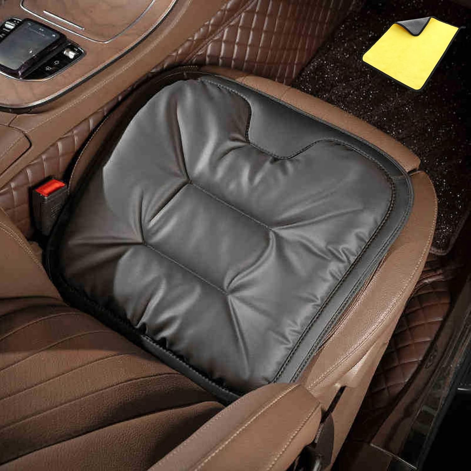 Coussin Siège Mémoire De Forme – Pour Voiture, Bureau Ou Canapé, Confort Et Soutien Même Lors De Longs Trajets - 6
