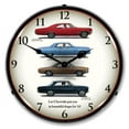 thumbnail image 2 of Collectable Sign and Clock 1965 Chevrolet Lineup LED Lighted Premium Wall Clock, 2 of 4
