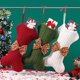 thumbnail image 2 of Calcetín de árbol de Navidad de hueso tejido navideño YONGSHENG paquete de 3 colgantes, 2 of 5