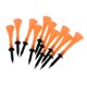 thumbnail image 2 of Tees de golf Zulema 10 Piezas de 83 Mm de goma para Entrenamiento Del golfista naranja, 2 of 8