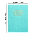 thumbnail image 3 of PPgejGEK A7 Mini Notebook Organizer Planner Daily Schedule Journal with 64 Sheets 128 Pages Portable Travel Diary Size 4.17 x 3.07 Inches for School Office Home Student, 3 of 3