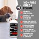 thumbnail image 2 of Aceite puro de salmón salvaje de Alaska Supplement Finest For Pets, 480 ml, 2 of 8