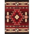 thumbnail image 2 of Well Woven Persa Dakota Tribal Aztec Southwestern Red 7'10" x 9'10" Area Rug, 2 of 7