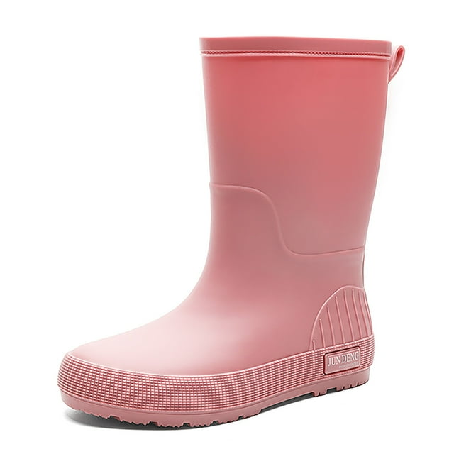Dsscvnef Bottes de Pluie Mode pour Femmes Semelle Non Épaisse Chaussures de Pluie Confortables et Légères pour Activités Extérieures par Temps Humide