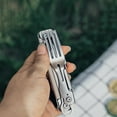 thumbnail image 2 of Yucurem 6 in 1 Multifunction Camping Tableware Folding Fork Spoon Knife Travel EDC Tool, 2 of 10