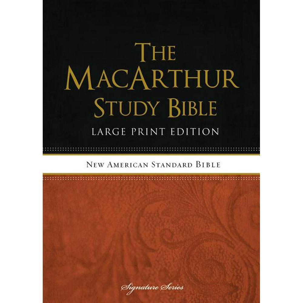 MacArthur Study Bible-NASB-Large Print (Hardcover) - Walmart.com ...