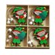 thumbnail image 1 of SGACAI Colgantes de madera para Navidad, hombrecito de jengibre, decoración para árbol de Navidad, adorno de Papá Noel ⭐β, 1 of 7