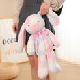 thumbnail image 2 of Conejo de peluche de 30/42/60cm para niña, Animal suave de peluche, muñeco de conejito colorido, juguetes para niños, regalo de cumpleaños, regalo de Navidad, 2 of 5