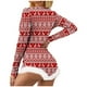 thumbnail image 4 of Mono Sexy de pijama de Navidad para mujer, mono con estampado de Navidad, ropa de dormir de manga larga, mono, pelele, ropa de dormir, 4 of 4