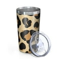 thumbnail image 2 of Leopard Print Pattern 10oz Tumblers Stainless Steel Tumbler with Lid and Straw,Vacuum Insulated Double Wall Travel Tumbler Cups with Cleaning Brush for Coffee, Tea, 2 of 4