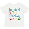 thumbnail image 3 of Inktastic My Aunt in Michigan Loves Me Boys or Girls Toddler T-Shirt, 3 of 5